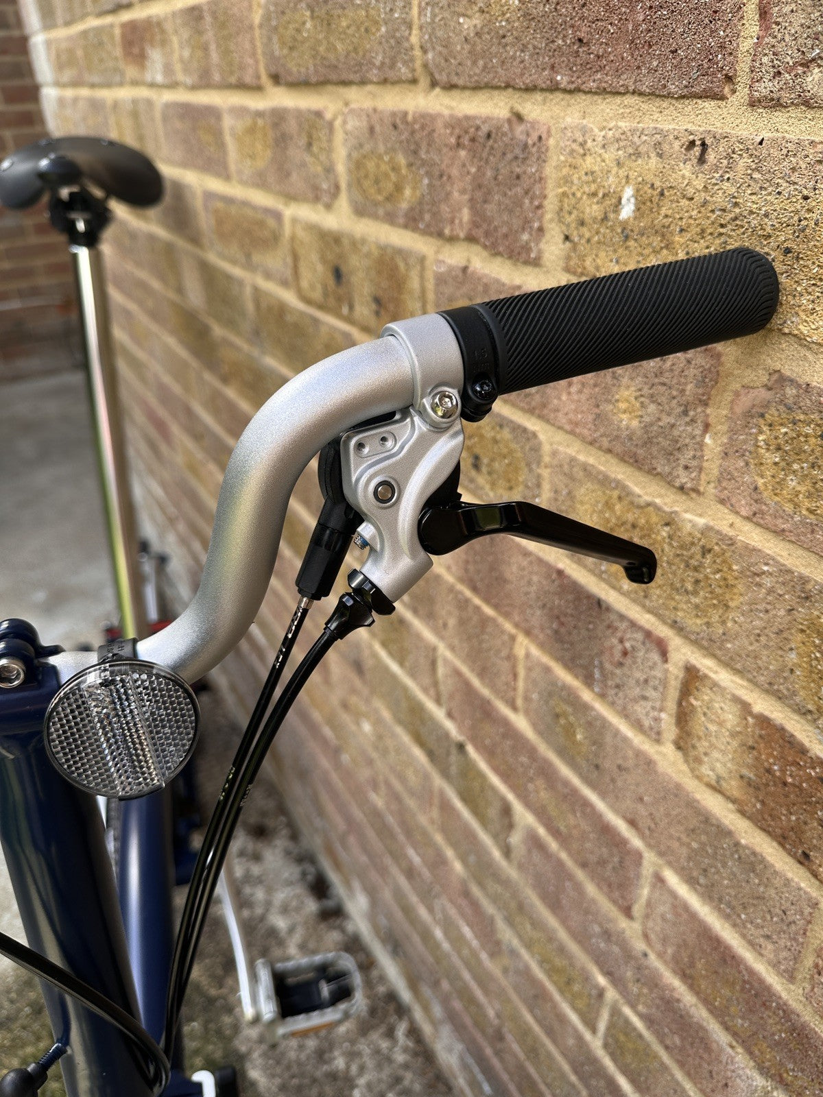 Brompton C Line Explore 2024 6-Speed, Tempest Blue, Excellent Condition, Lights