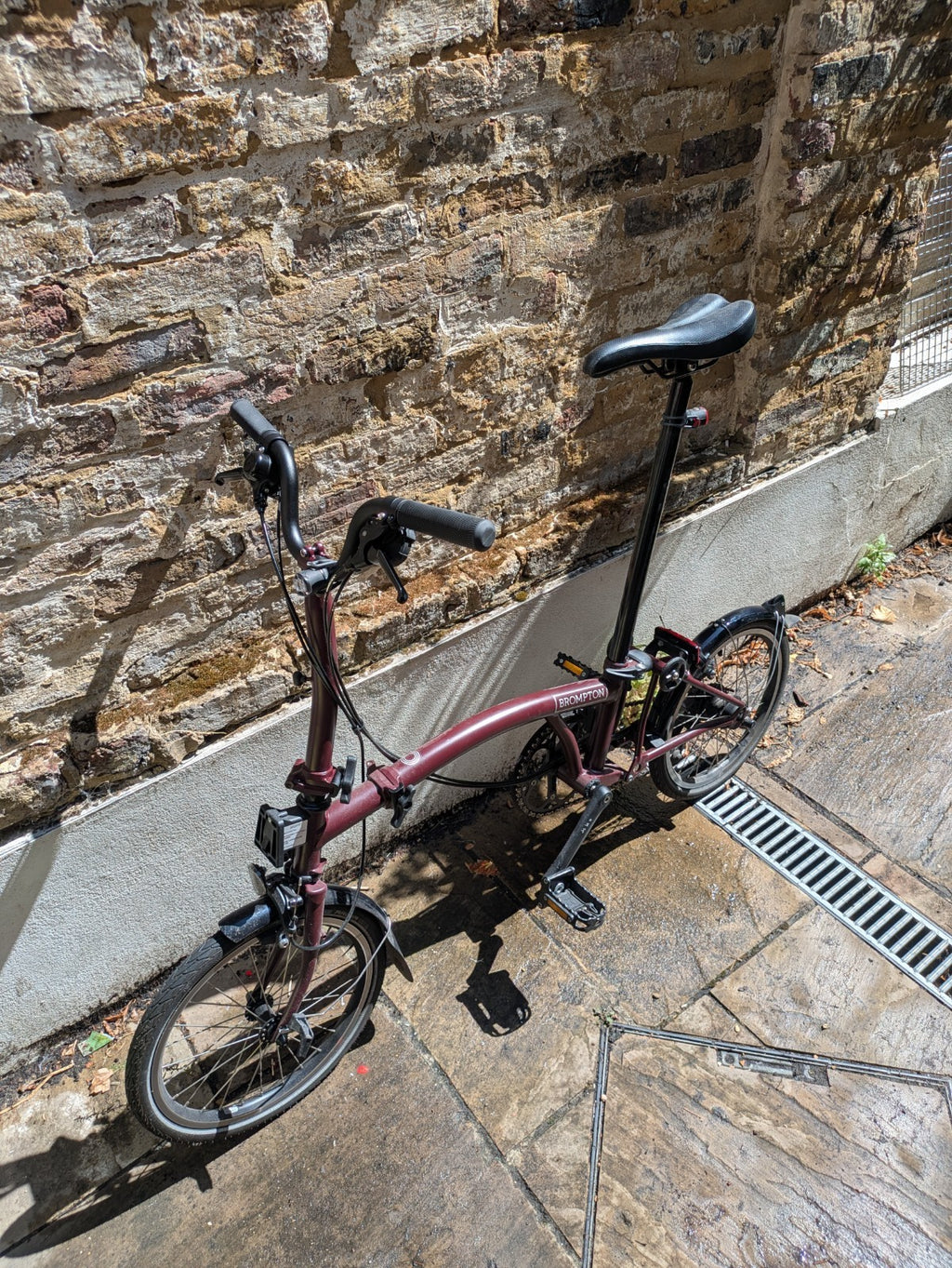 Brompton C Line 12-speed Red Plum Mid