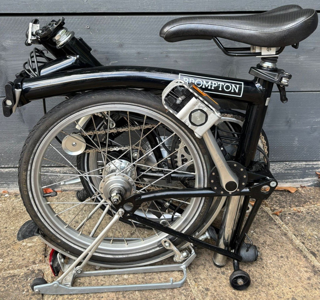 Brompton M3L Swytch Converted Folding Bicycle 3 Speed C line gloss Black