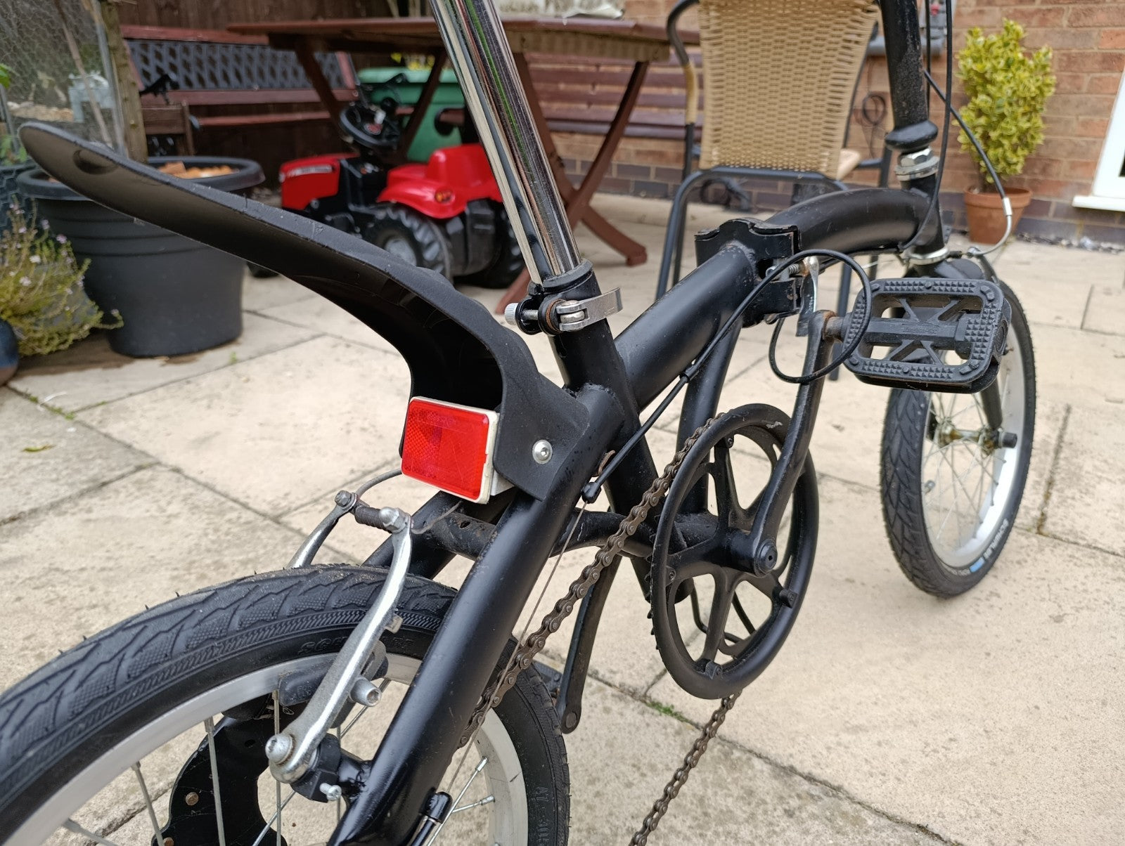 2 Folding Bikes, 5 speed. 16 inch wheels. Used.