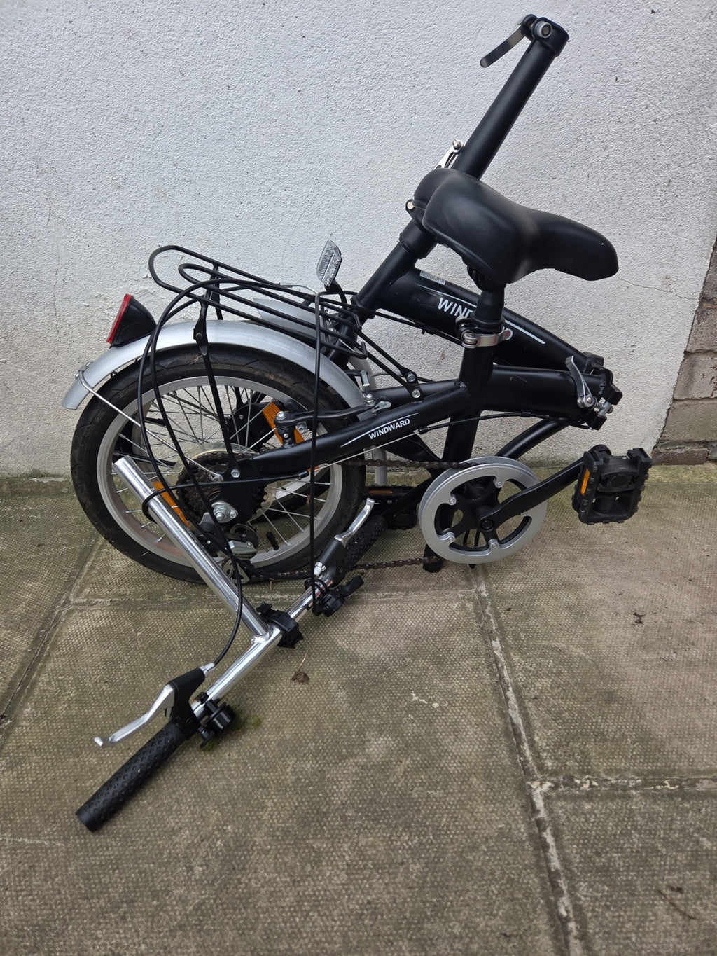 Windward folding bike that fits in a small car
