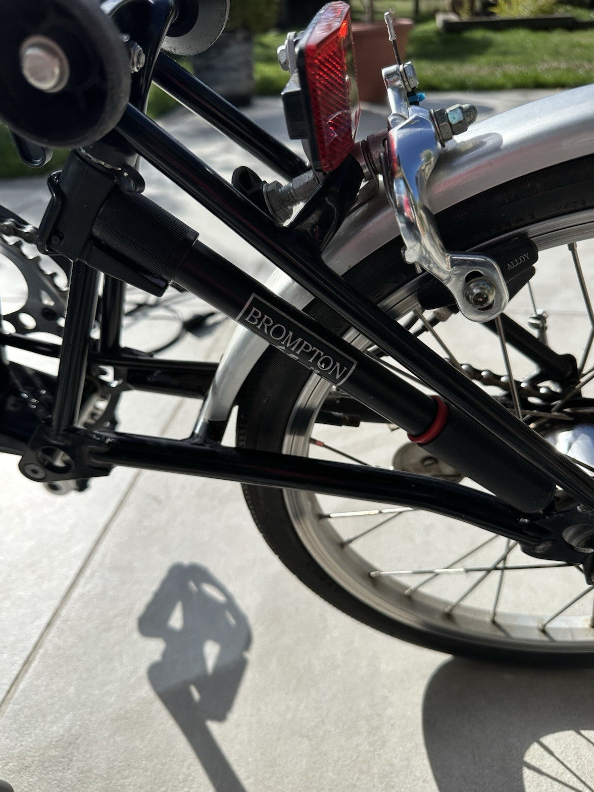 Brompton Folding Bike with Nano Conversion Kit. Includes black Carry Bag.