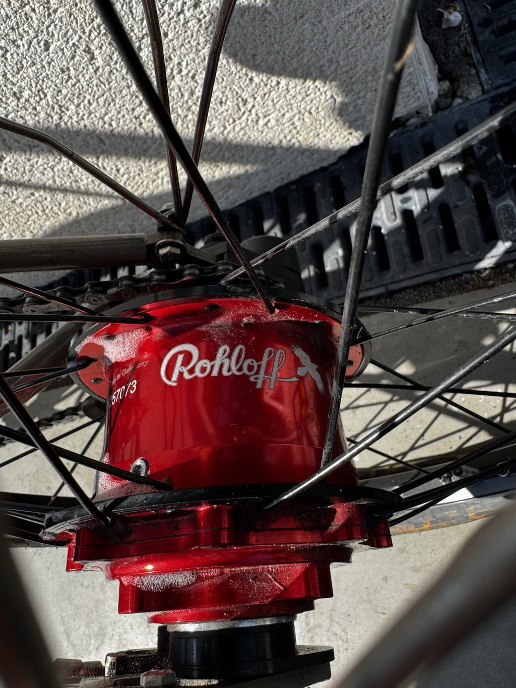 Brompton custom 14 Speed Rohloff Gearing