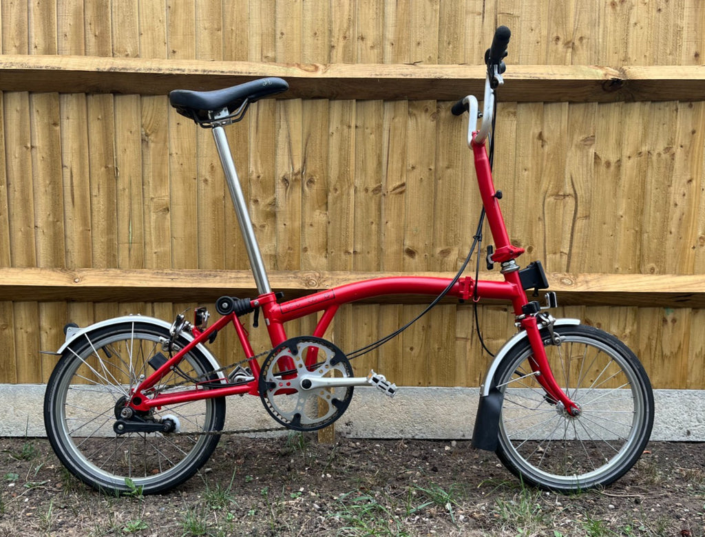 brompton folding bike 3 speed