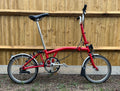 brompton folding bike 3 speed