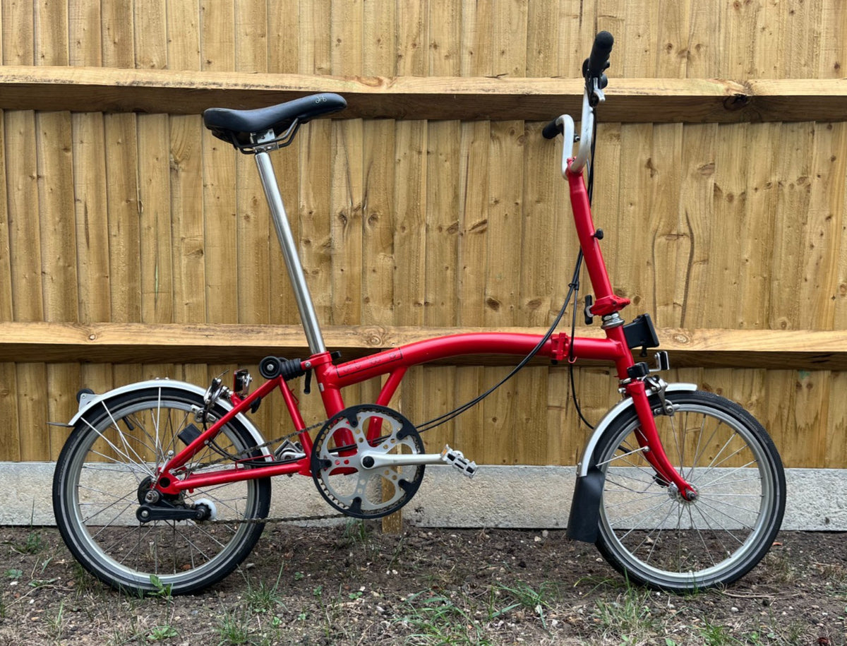 brompton folding bike 3 speed