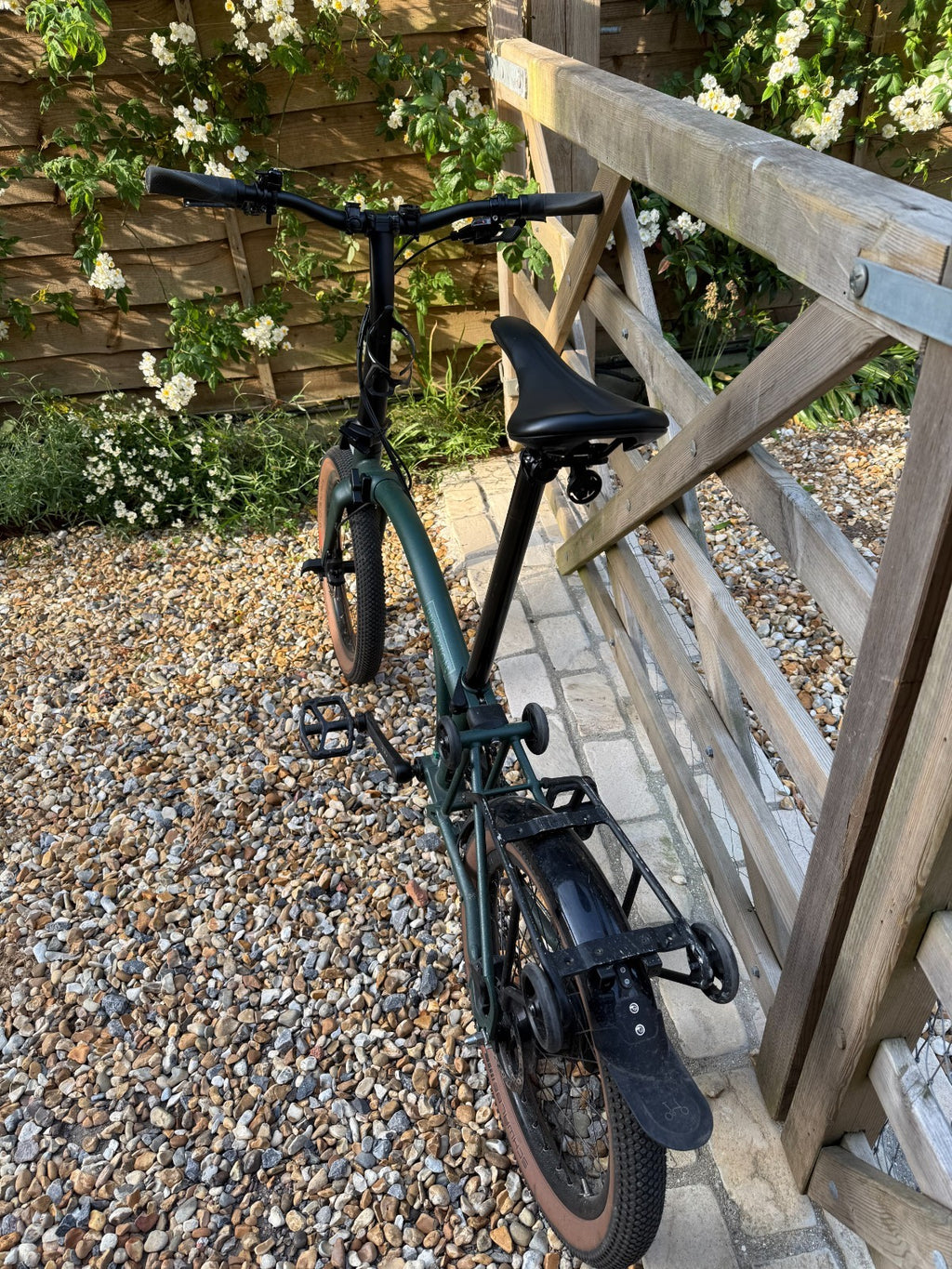 Brompton G Line Roller Frame Gravel Folding Bike Forest Green
