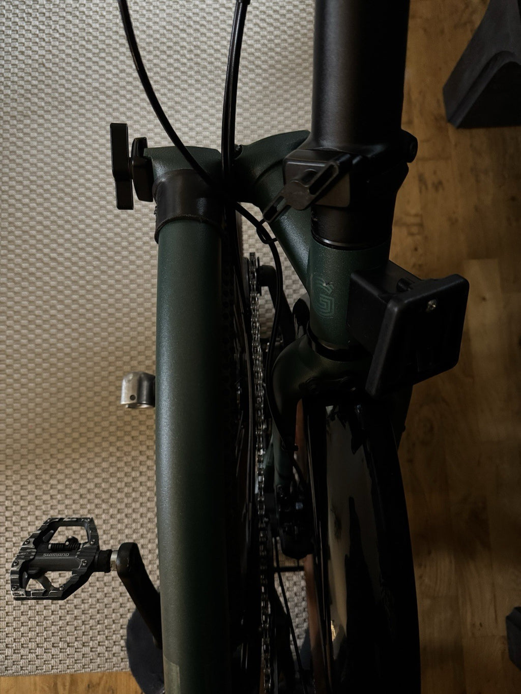Brompton G Line Forest Green M-Size Folding Bike, Alfine 8