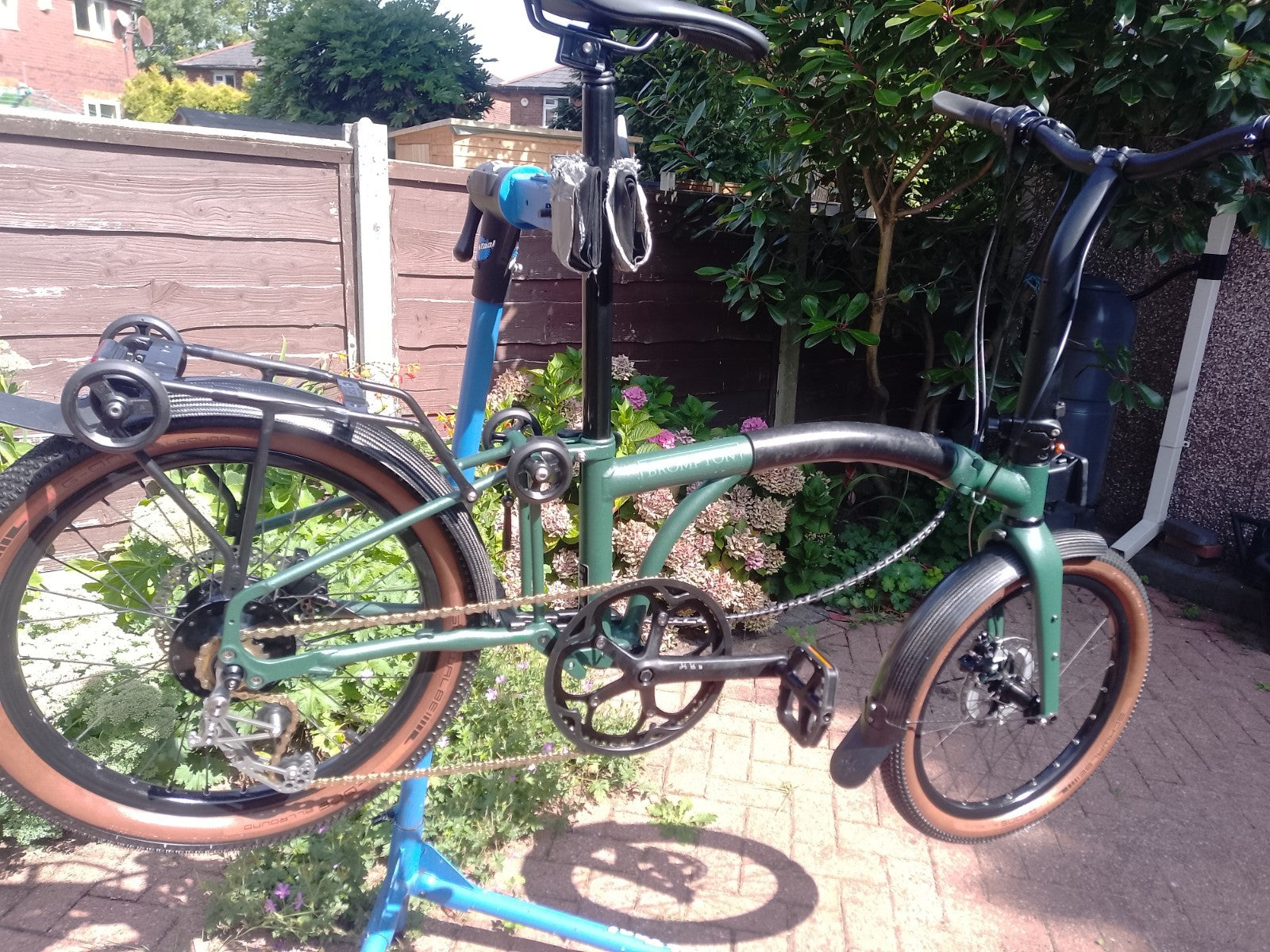 Brompton Folding Bike With Rohloff 14 Speed Hub