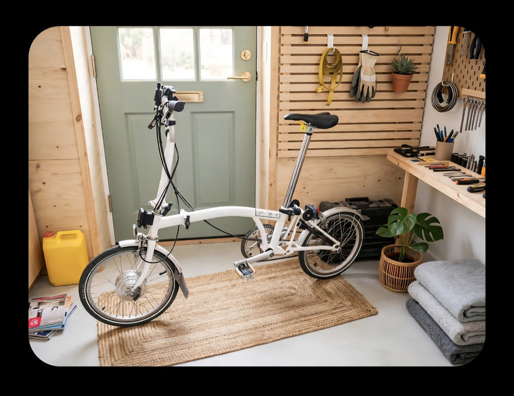 Brompton ML3 E  Folding Bike 3-Speed. e. Excellent Condition