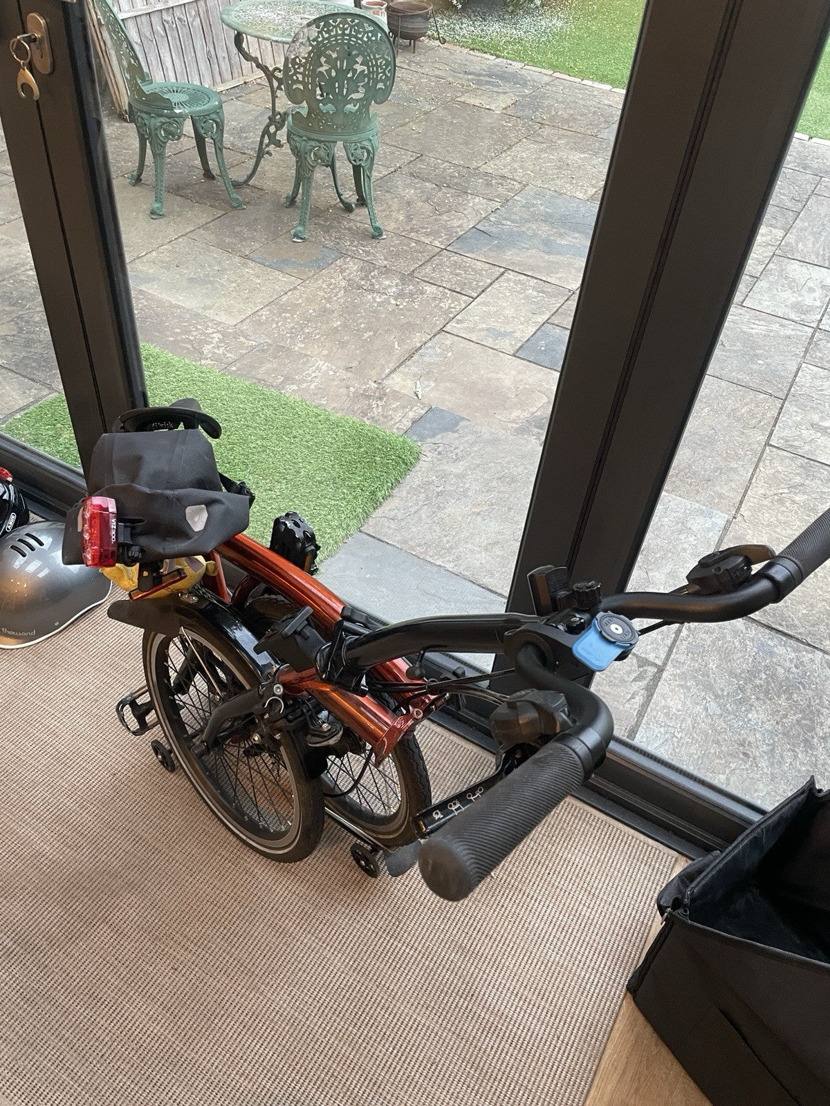 Brompton M6L 2021 Black Edition Flame Lacquer - BIKE ONLY