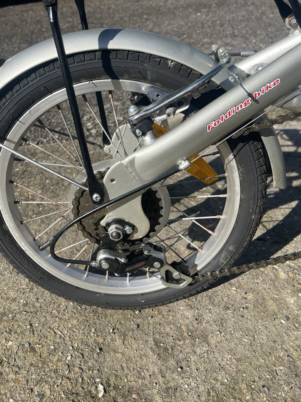 Proteam Folding Bike 6-Speed Shimano Gears, 16-inch Wheels, V-Brakes