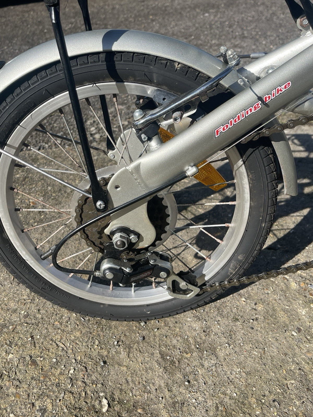 Proteam Folding Bike 6-Speed Shimano Gears, 16-inch Wheels, V-Brakes