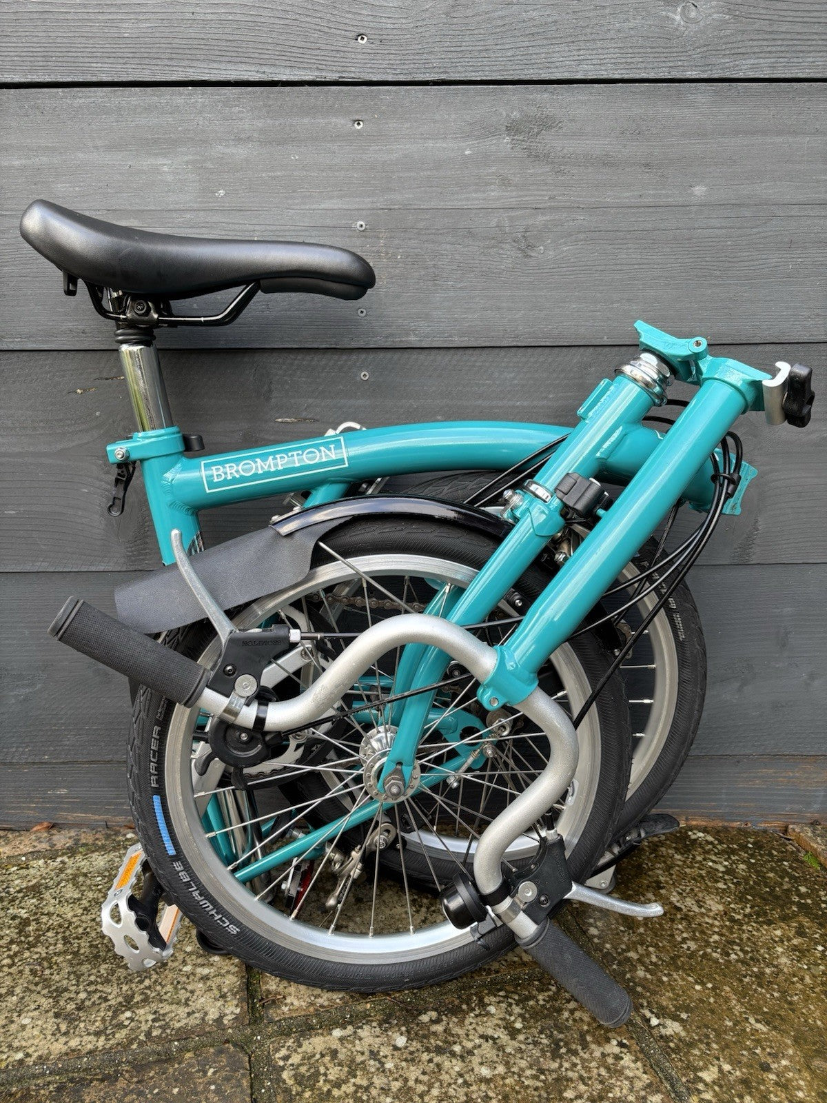 2019 Brompton B75 folding bicycle + C Line Mudguards + Pedals - Hardly Used