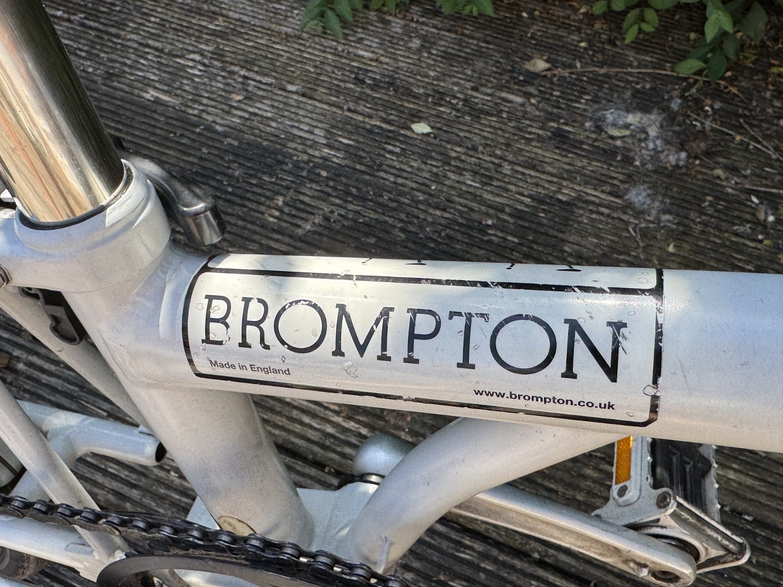 Brompton 2012 P6R folding bicycle 6 Speed, White