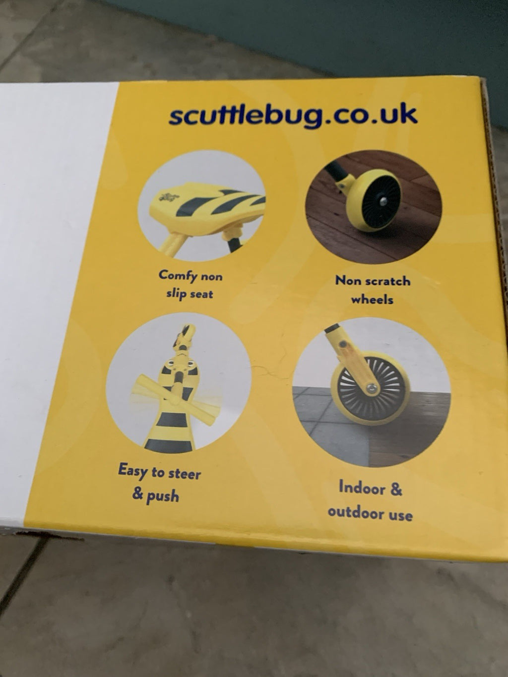 Bumble The Scuttle Bug 3 Wheel Bike Age 1+ Only Used A Month See Description