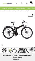Tern Joe Folding Bike 27.5 Inch Mountain Bike