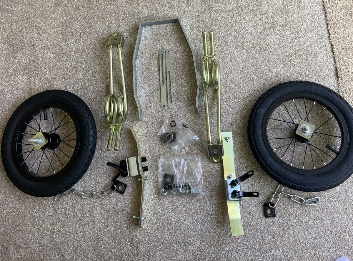 BIKE TO TRICYCLE CONVERSION KIT-DUTCH ENGINEERED- SWINGINGWHEELS/DOUBLE TWELVES