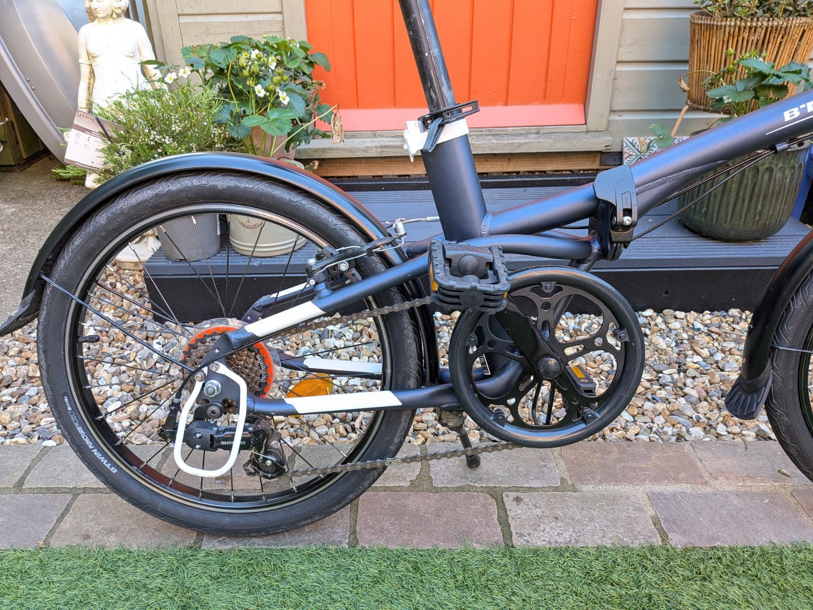 BTWIN Tilt 500 Folding Bike 20-inch Blue Great Condition
