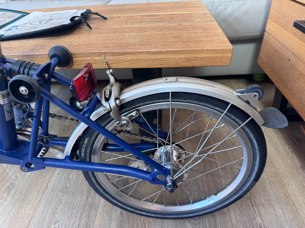 Brompton Folding Bicycle  - Blue - Original Paperwork included - Nice Condition!