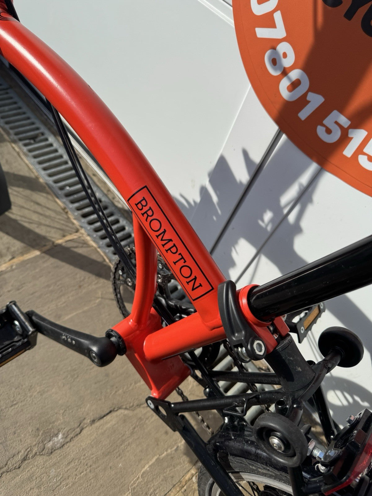 Brompton 2023 C Line Orange 6 speed Excellent condition