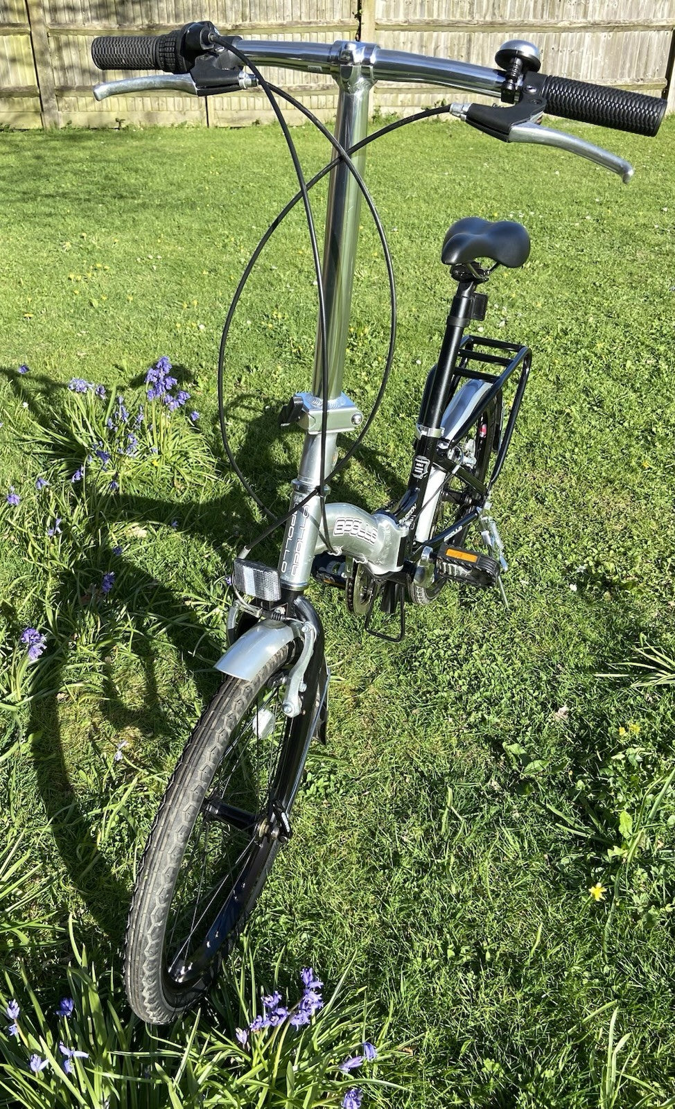 Apollo Transition Folding Cycle-Excellent Condition-Hardly Used-C/W Storage Bag