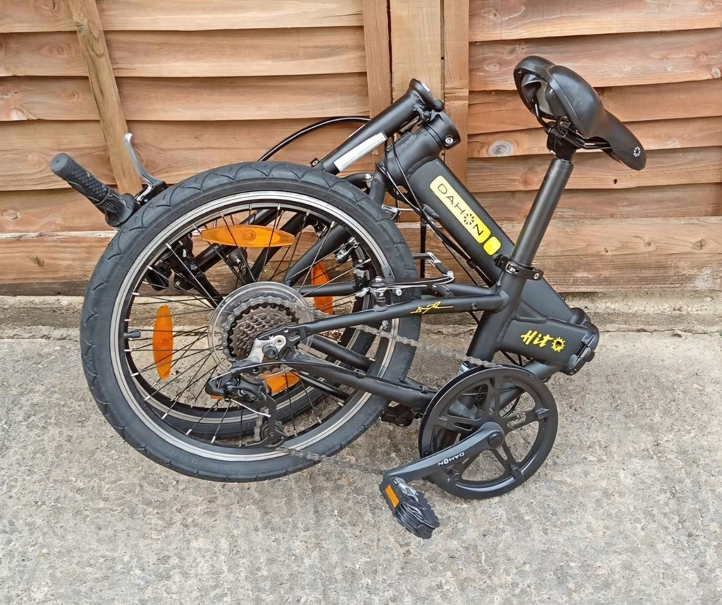 Dahon Hit Folding Bike 6-Speed 20in Black Unisex Bicycle Lightweight Easy Fold
