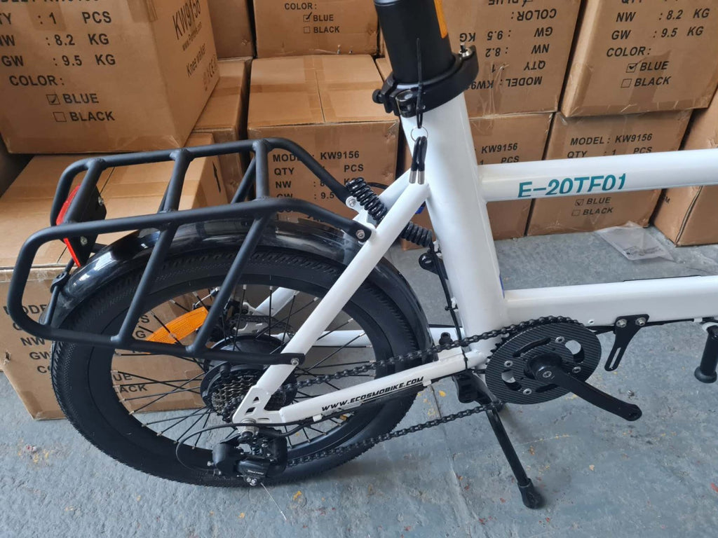 20" Folding Tandem bike bicycle, DISC,250W Rear Torque,36V 10AH-E20TF01WR