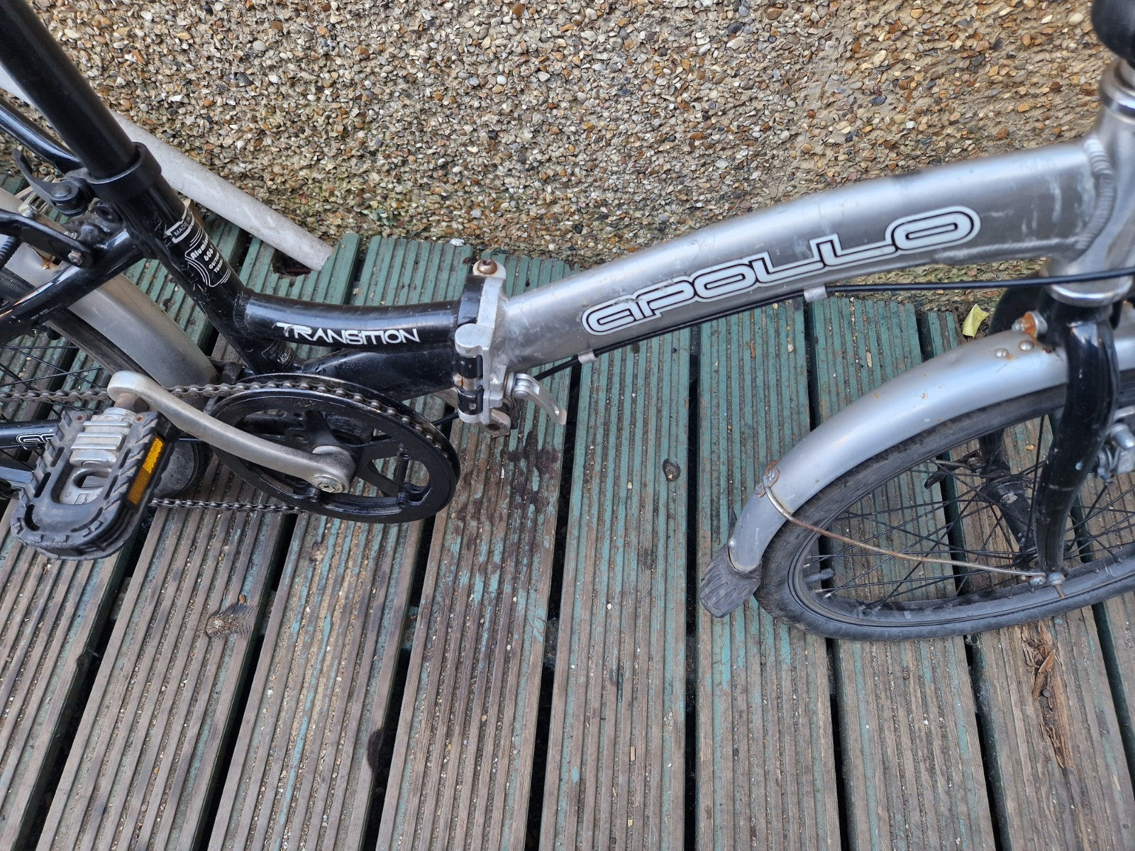 Apollo Transition Folding Bike.  20" Wheels.