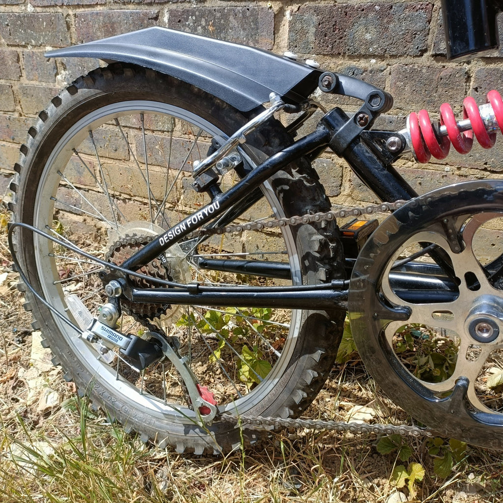Ecosmo Folding Bike, 20-Inch Wheels, Full Suspension
