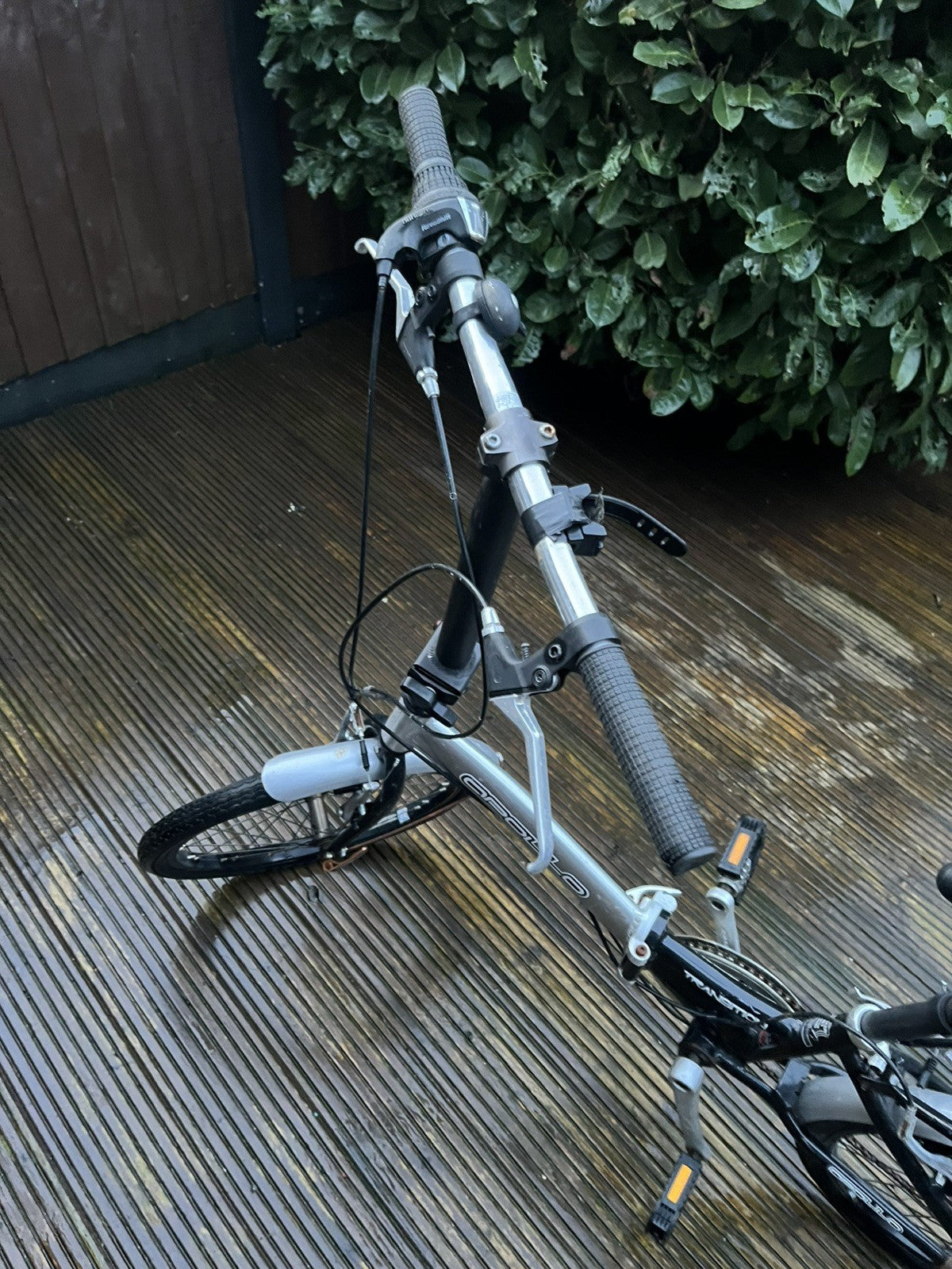 apollo transition folding bike 6 revoshift gears 20inch wheels adults unisex