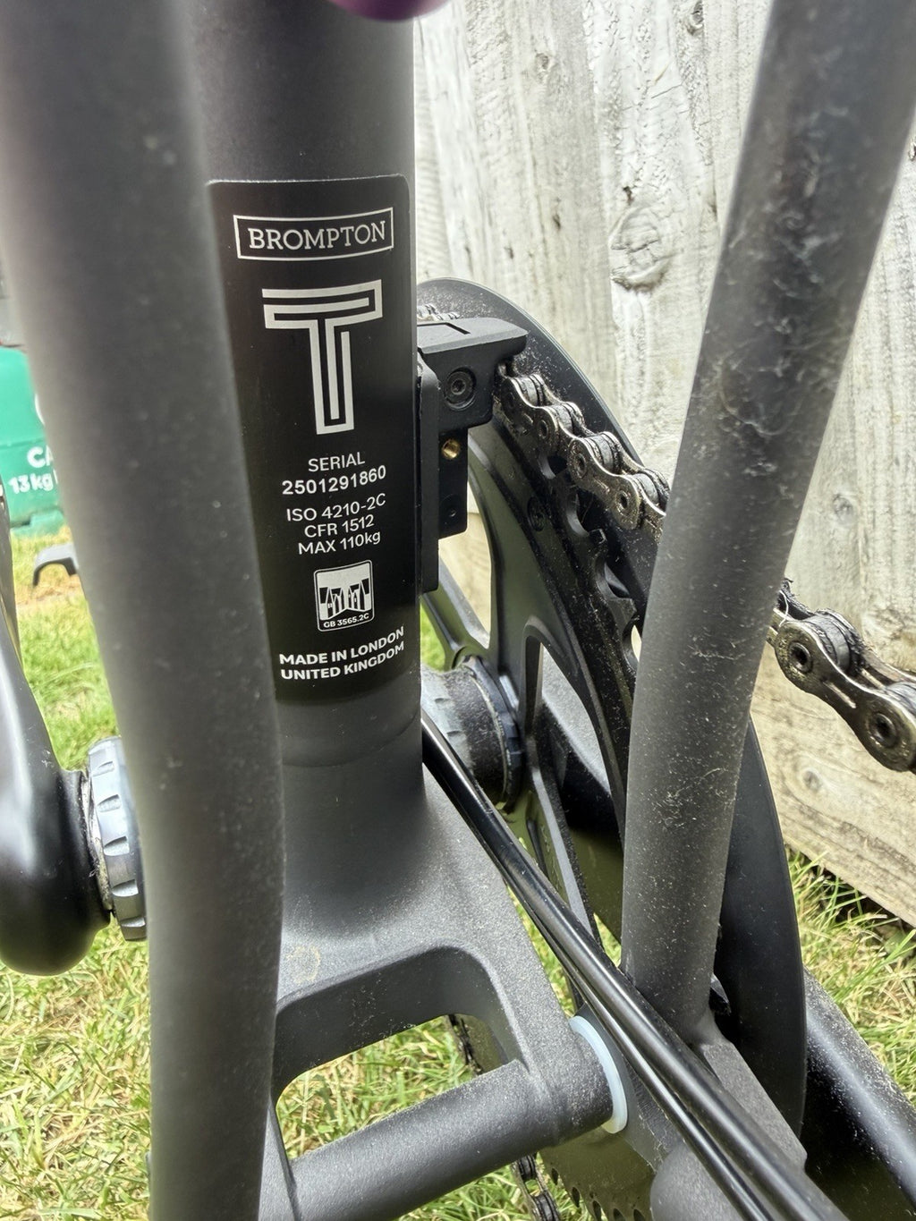 Brompton T Line - Ceratech (purple) Low bar 4 speed.