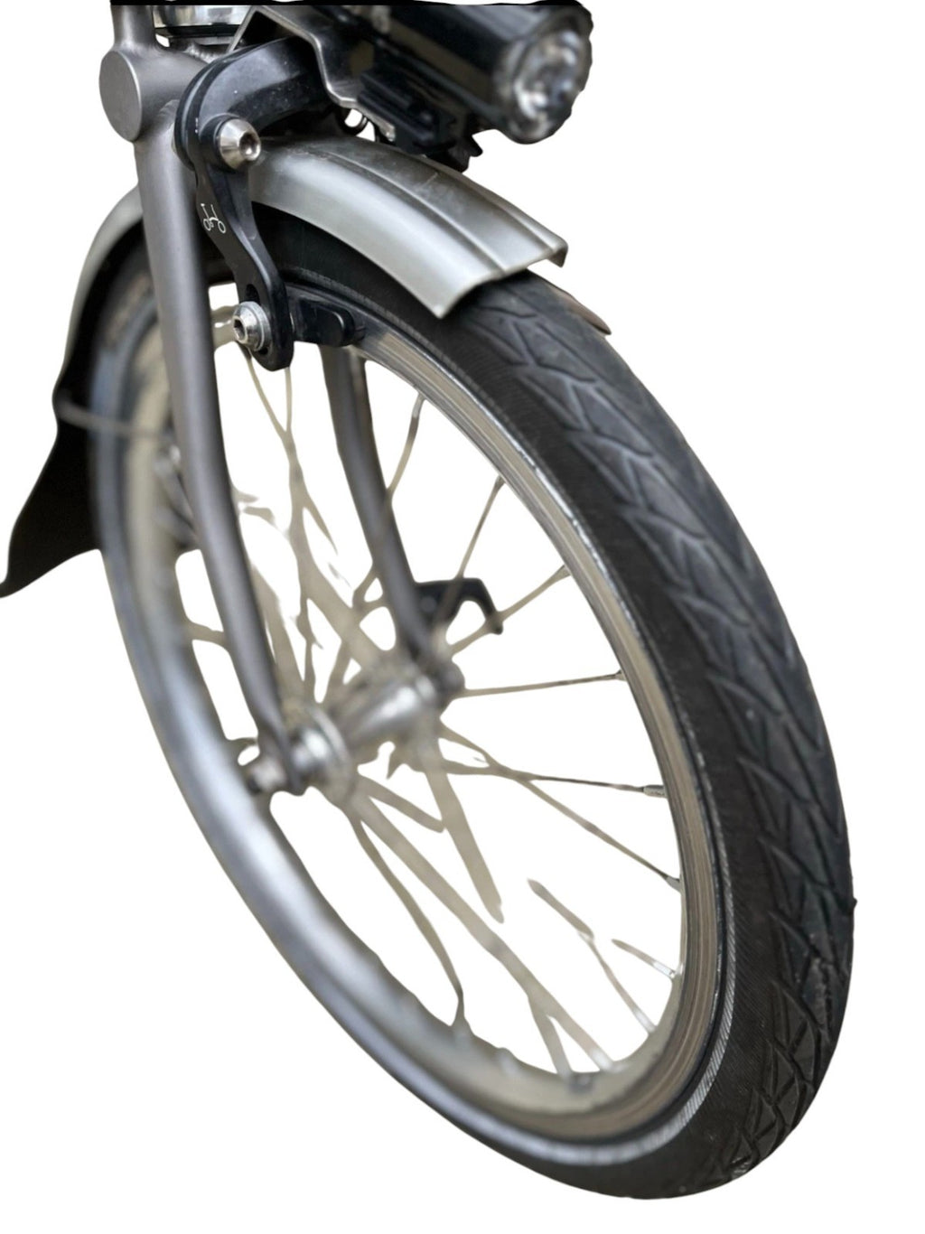 Brompton Titanium  S6L-X (6 Speed)  folding bicycle - Tempest Blue