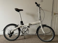 Bickerton Junction 1607 Foldable Bike White 20 Inch Wheels Great Condition