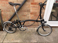 Brompton C Line Folding Bike 6-Speed matte black Good Condition