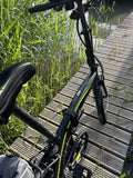 Carrera Crosscity E 20in Folding bike Black/Green .USED ONCE 6 miles