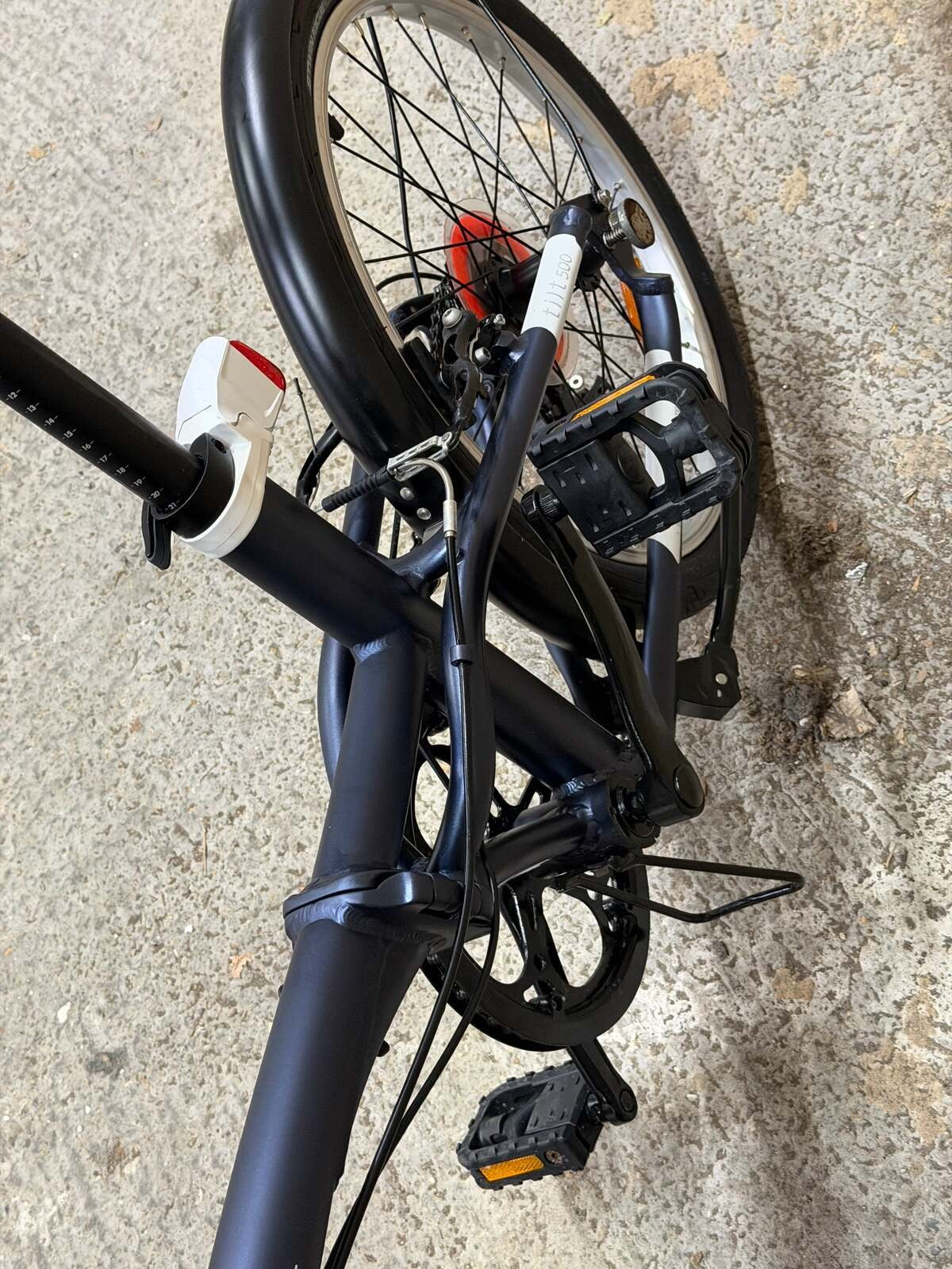 BTWIN Fold 500 Folding Bike – Dark Blue