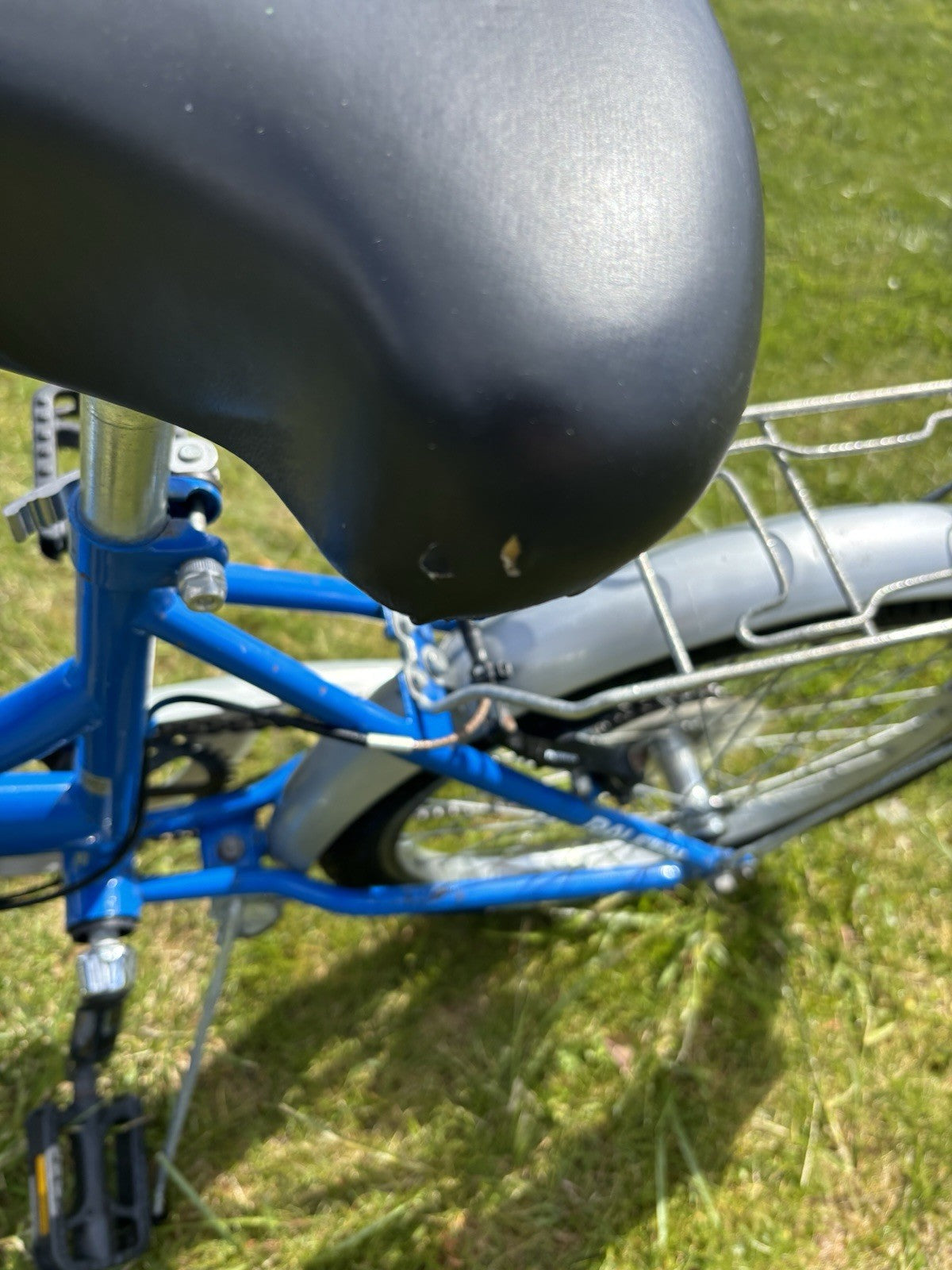 Raleigh Folding Bike In Blue