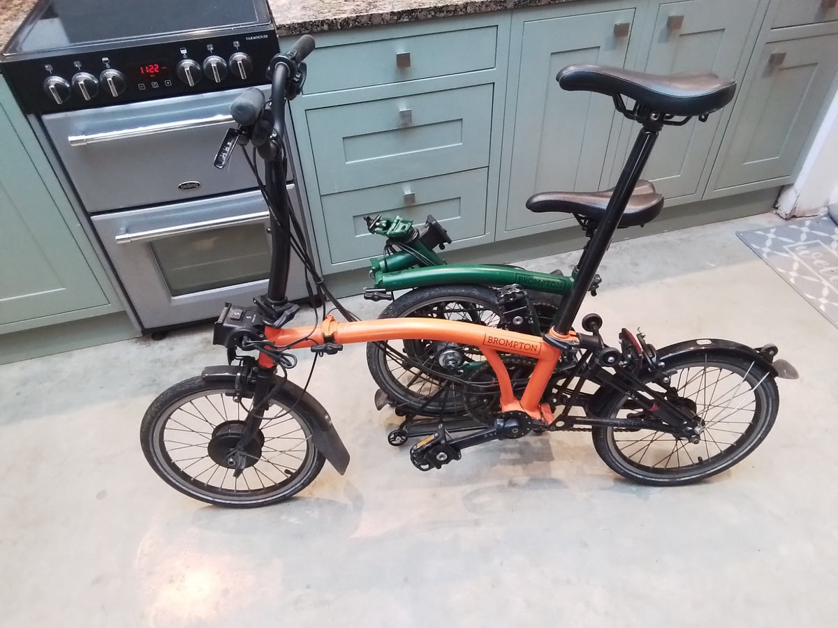 Brompton Folding Bike M6L Black Edition With SwytchBike assist