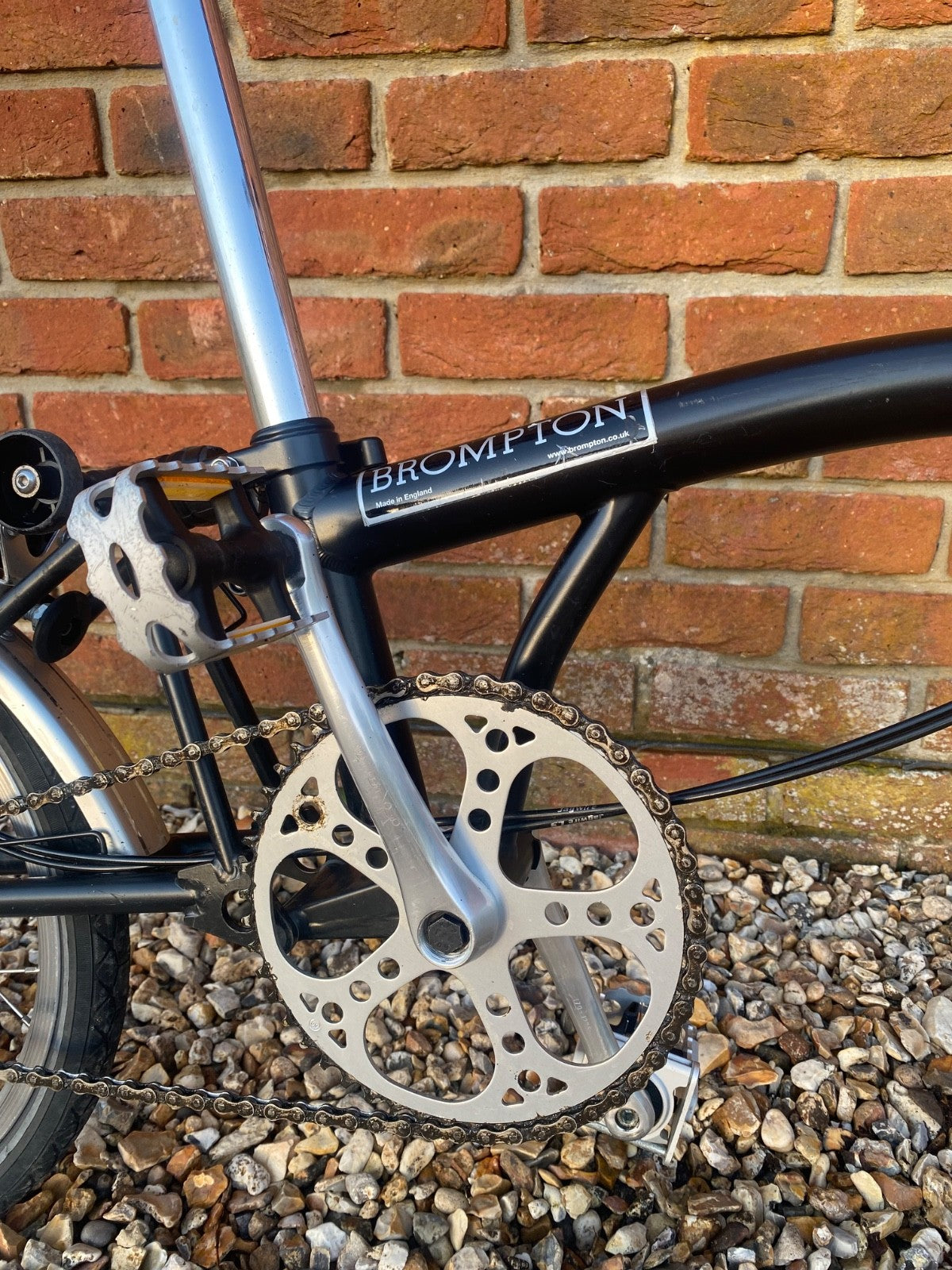 Brompton A Line 3-Speed Folding Bike with bag