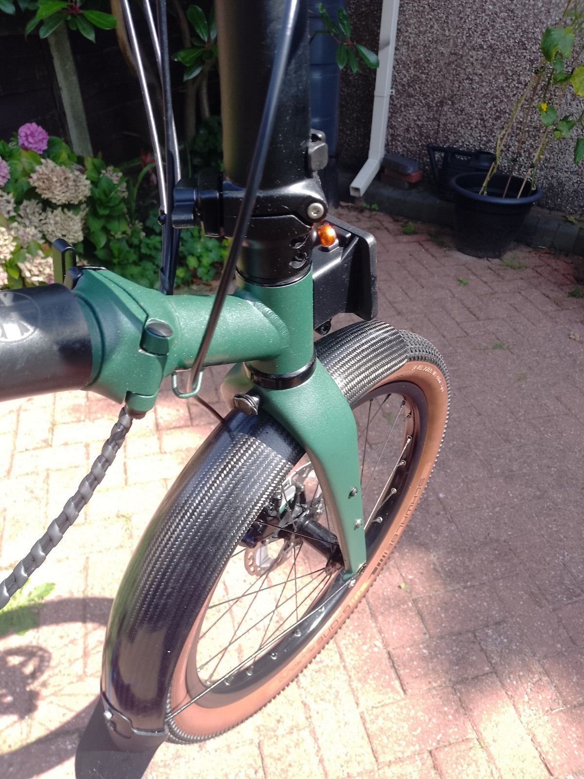 Brompton Folding Bike With Rohloff 14 Speed Hub