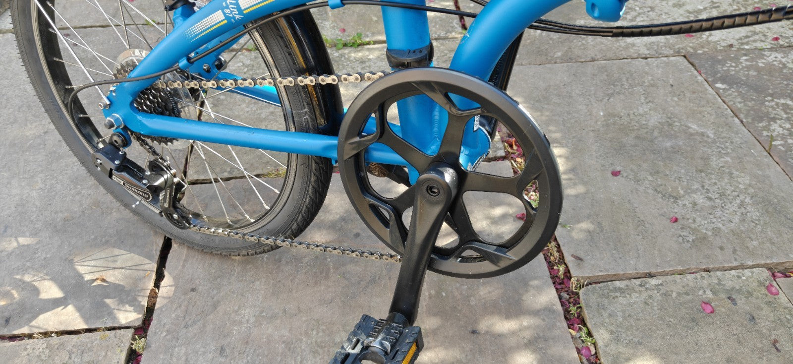 Tern Link B7 Folding Bicycle 20" - Blue - Good Condition