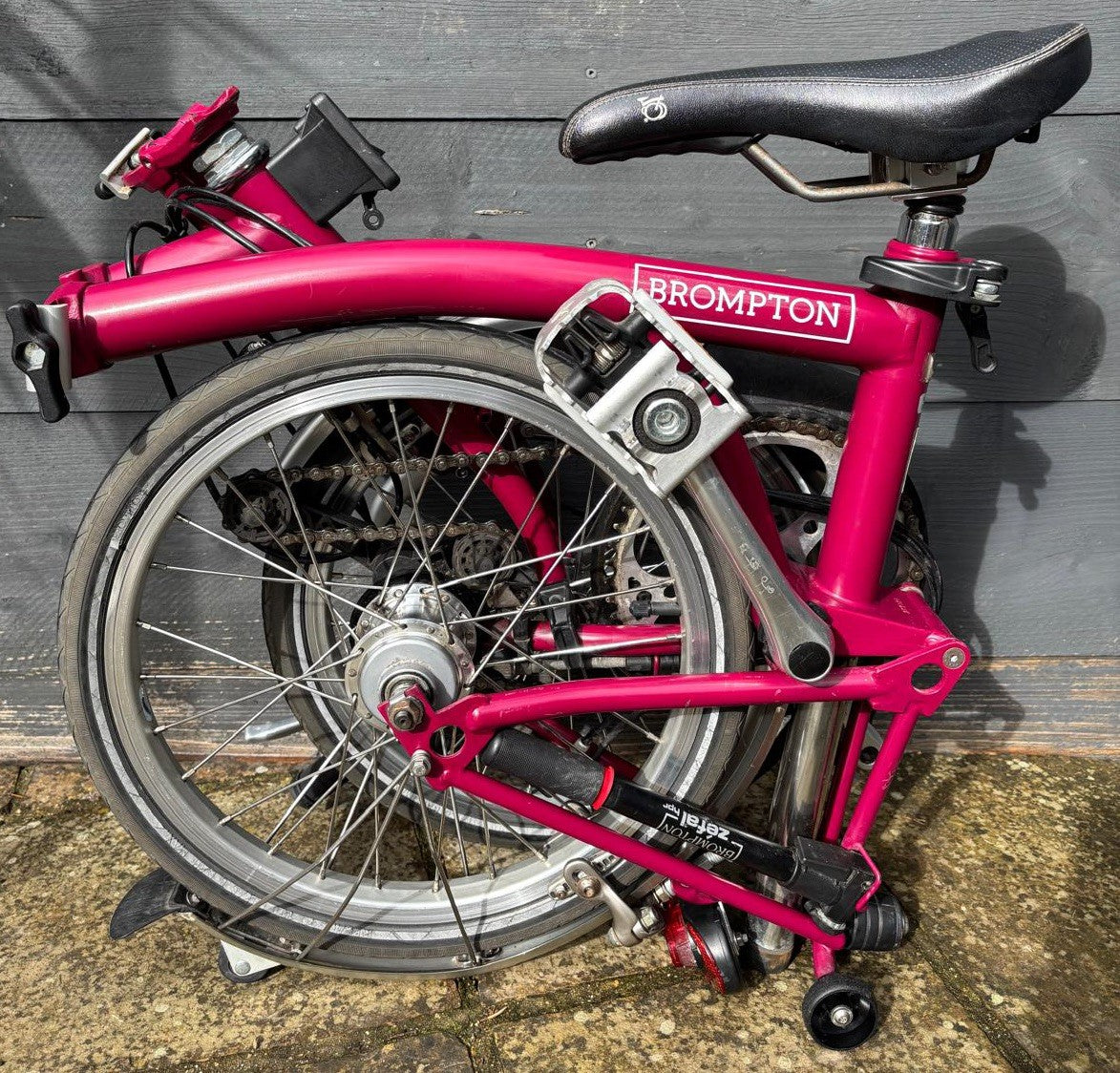 Brompton M6L C line equivalent Folding Bike 6 Speed - light leisure Used