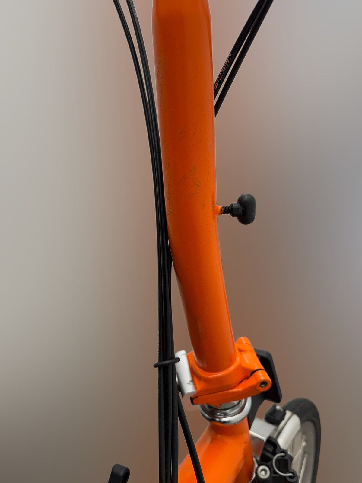 Brompton M6L C Line Explore 2021 Signal Orange 6 Speed M Bar Freshly Serviced