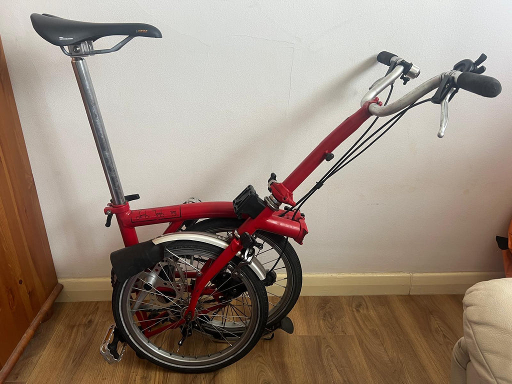 Brompton C Line M3L (3 Speed)  folding bicycle - Black