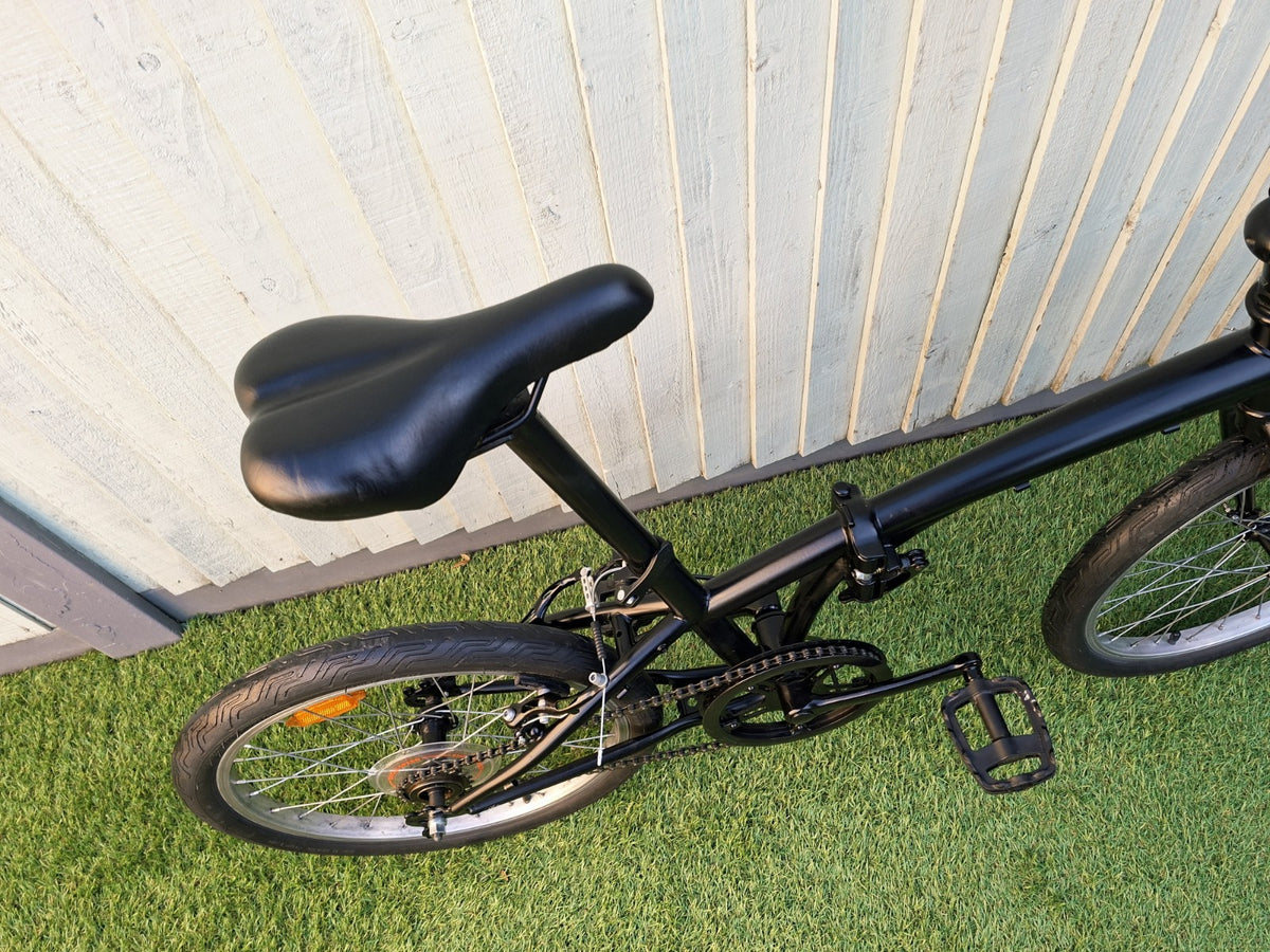 Oxylane 100 Black Folding Bicycle Single Speed