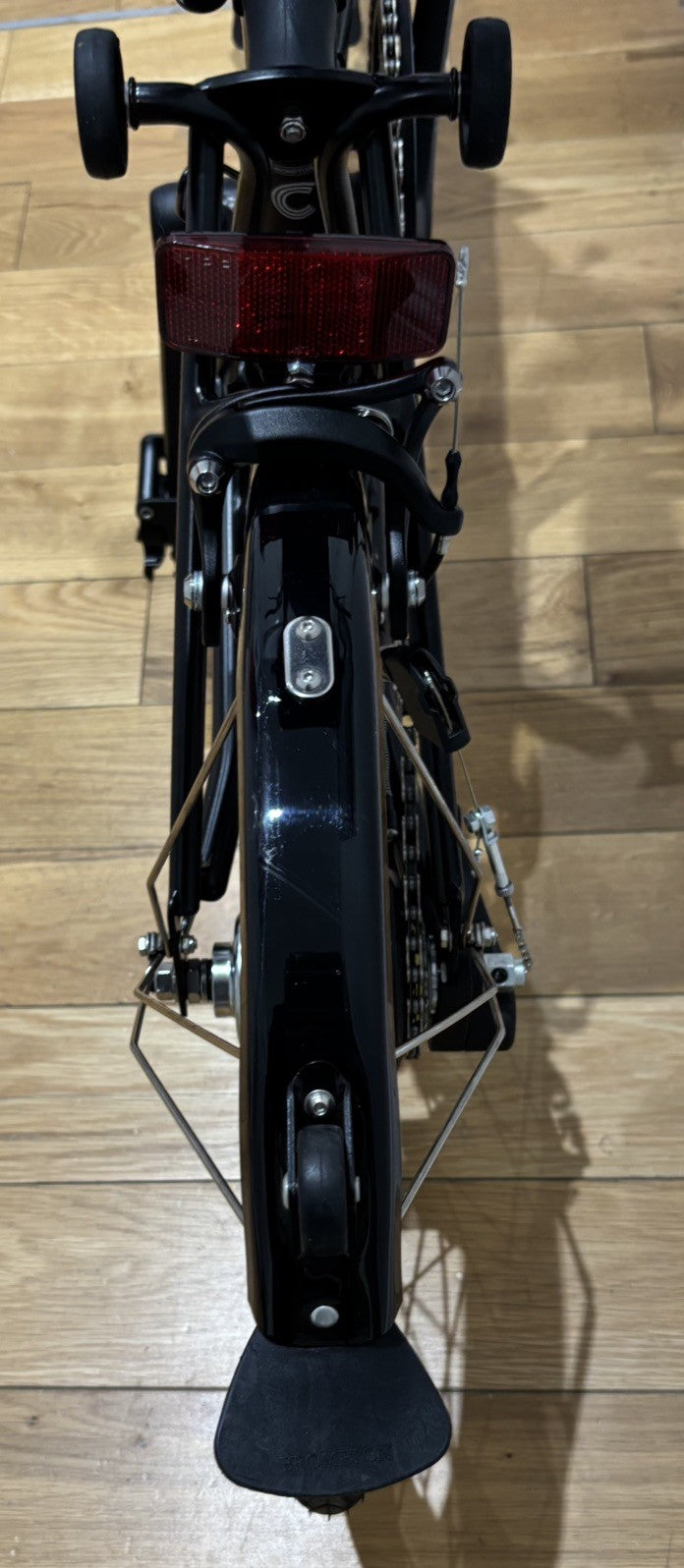 Brompton C Line 6 Speed 2023 Mid Handlebar Folding Bike - Matt Black Used Twice
