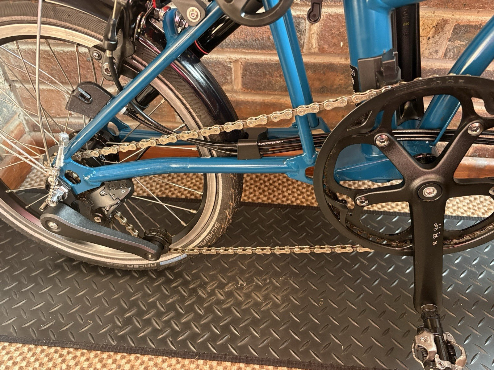 Brompton C Line 12 Speed 2025 Ocean Blue