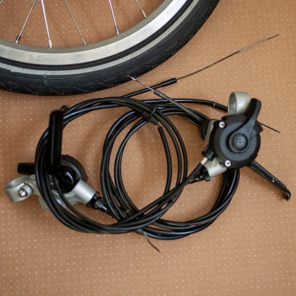 Brompton Folding Bike Superlight Wheelset 6 Speed Wide Ratio Integrated Shifter