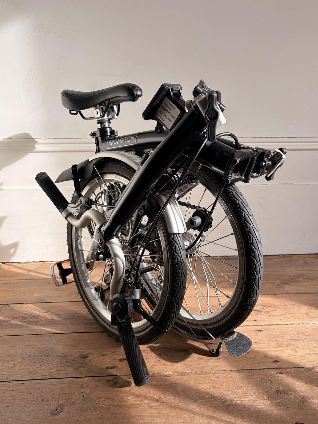 Brompton C Line 2 speed black folding bicycle 2022